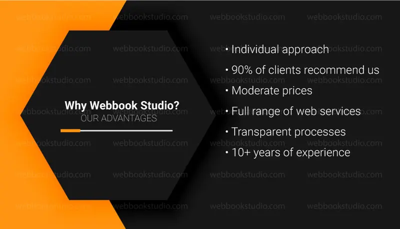 Webbook studio — website development services