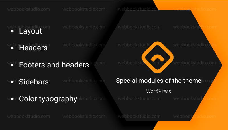 Special modules of the theme