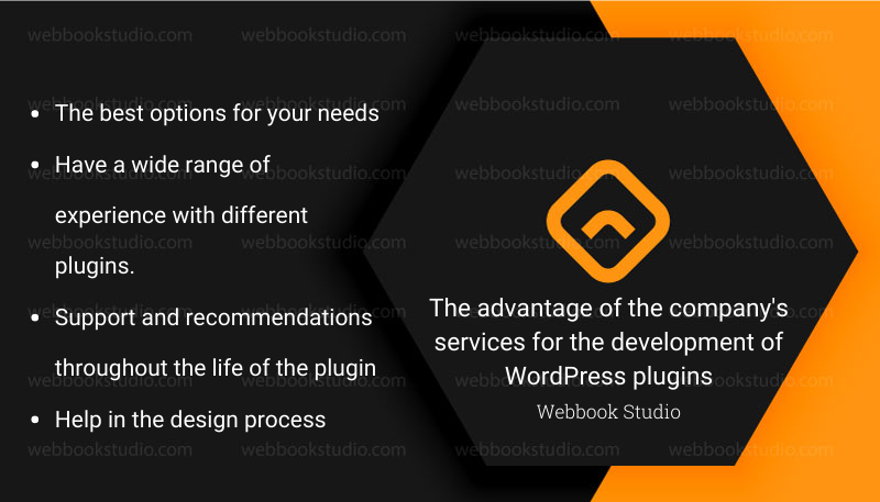 The advantage of the company's services for the development of WordPress plugins