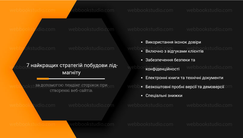 7 найкращих стратегій побудови лід-магніту за допомогою лендінг сторінок при створенні веб-сайтів.