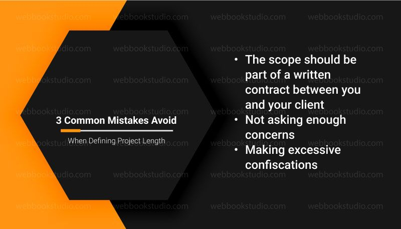 3 Common Mistakes Avoid When Defining Project Length