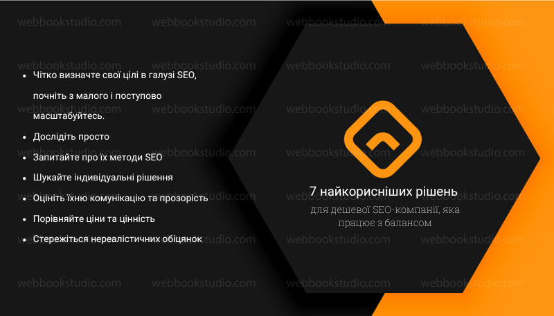 7 найкорисніших рішень для дешевої SEO-компанії, яка працює з балансом