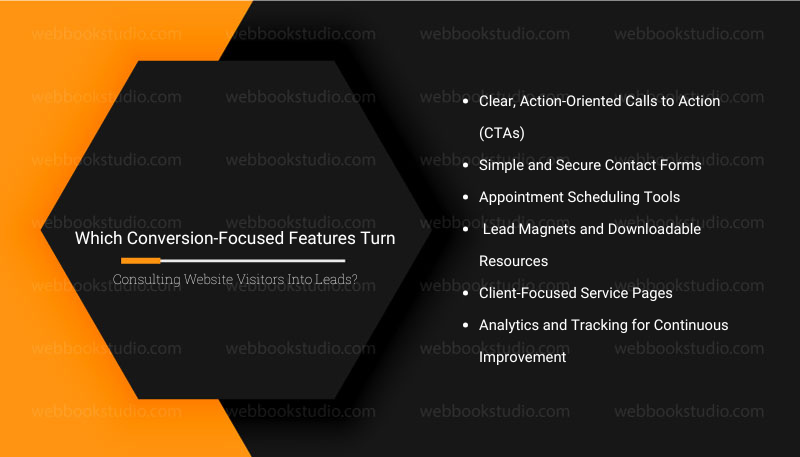 Which Conversion-Focused Features Turn Consulting Website Visitors Into Leads