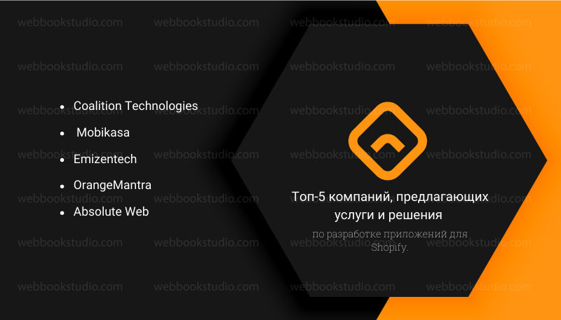 Топ-5 компаний, предлагающих услуги и решения по разработке приложений для Shopify.