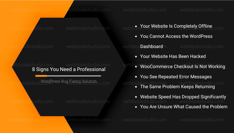 8 Signs You Need a Professional WordPress Bug Fixing Solution