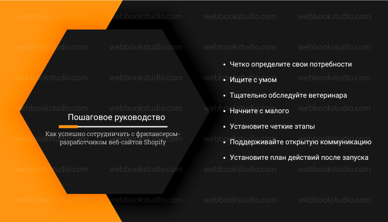 Пошаговое руководство Как успешно сотрудничать с фрилансером-разработчиком веб-сайтов Shopify.